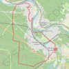 Trace GPS Thomery - Moret-sur-Loing, itinéraire, parcours
