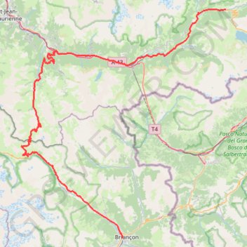 Trace GPS 3a Val-cenis-Valloire, itinéraire, parcours