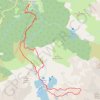 Trace GPS Sept-Laux, le Col de Mouchillon, itinéraire, parcours
