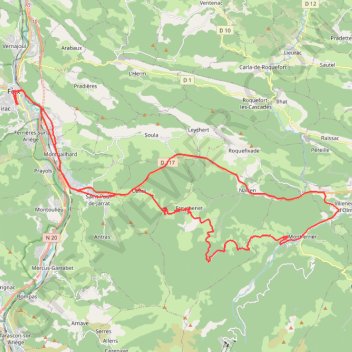 Trace GPS Col de la Lauze, itinéraire, parcours