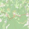 Trace GPS Chemin de Stevenson - Fouzillac vers Luc, itinéraire, parcours