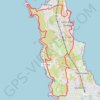 Trace GPS Presqu'île de Quiberon, itinéraire, parcours