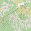 Trace GPS GR7 du lac d'Airette au Caroux, itinéraire, parcours