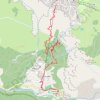 Trace GPS Le bourg d'Arud aux deux alpes, itinéraire, parcours