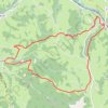 Trace GPS Auzit aveyron, itinéraire, parcours