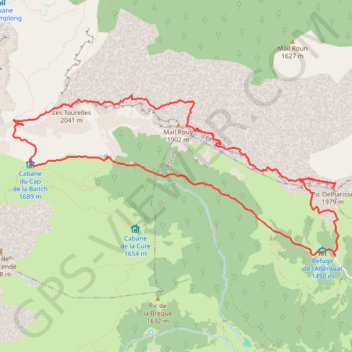 Trace GPS Boucle des Orgues de Camplong (TopoPyrénées Mariano), itinéraire, parcours