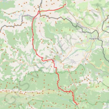 Trace GPS 3 jours sur le Chemin des Bonshommes, itinéraire, parcours