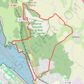 Trace GPS Le sentier du Rombly - Étaples, itinéraire, parcours