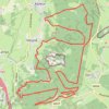 Trace GPS Trail rouge de la Gervova 🔴 🐾, itinéraire, parcours