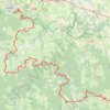 Trace GPS Grande Traversée du Morvan - Avallon - Saulieu, itinéraire, parcours