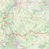 Trace GPS GR 5 : De Bayonville-Sur-Mad (Meurthe-et-Moselle) à Dieuze (Moselle), itinéraire, parcours