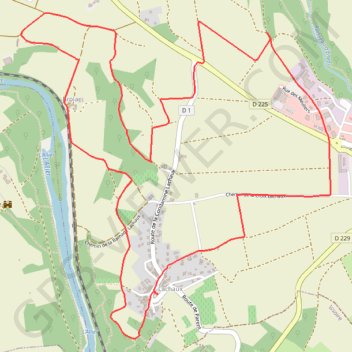 Trace GPS Entre vignes et Comté, itinéraire, parcours
