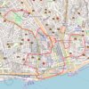 Trace GPS Lissabon, itinéraire, parcours