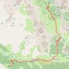 Trace GPS Tour du Mont Thabor, j2, de I Re Magi au refuge Buffère, itinéraire, parcours