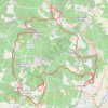 Trace GPS St Sulpice vers St Laurent Cognac 39 kms, itinéraire, parcours