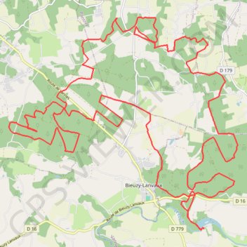 Trace GPS Rando de Brandivy, itinéraire, parcours