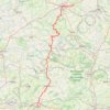 Trace GPS Caen - Laval, itinéraire, parcours