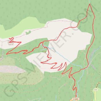 Trace GPS La Montagne de Thiey, itinéraire, parcours