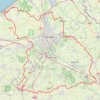 Trace GPS Lus West-Vlaanderen, Noord, itinéraire, parcours