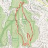 Trace GPS Runyon Canyon Loop, itinéraire, parcours