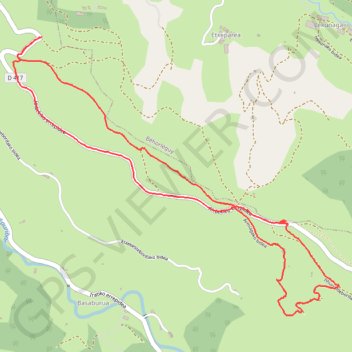 Trace GPS Crêtes d'Armiaga - Sudurutze - Dolmens, itinéraire, parcours