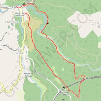 Trace GPS La Montagne Pelée - Le Soulier, itinéraire, parcours