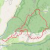 Trace GPS Les corniches de la Jonte et du Tarn, itinéraire, parcours