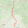 Trace GPS GR654 De Saint Astier (Dordogne) à Pinel-Hauterive (Lot-et-Garonne), itinéraire, parcours