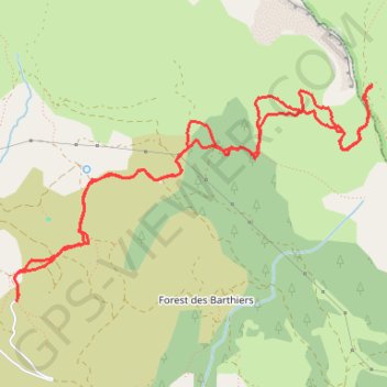 Trace GPS Chorges col de la Gardette, itinéraire, parcours