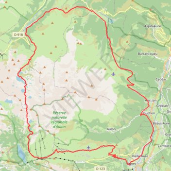 Trace GPS Grand Raid des Pyrénées, itinéraire, parcours