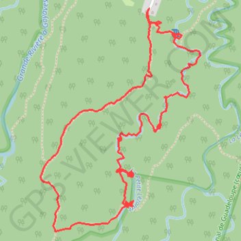 Trace GPS Petite Lezarde, itinéraire, parcours