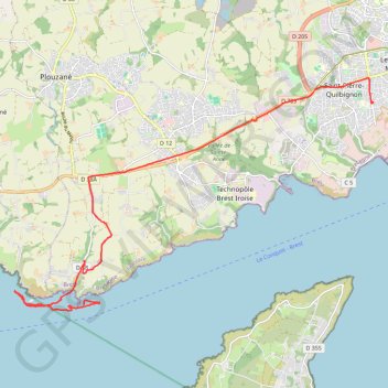 Trace GPS Parcours du 23/01/2022 21h19, itinéraire, parcours