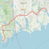 Trace GPS Dartmouth to Sakonnet Point, itinéraire, parcours