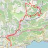 Trace GPS Peillon et Blausasc, itinéraire, parcours