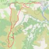 Trace GPS Mondarrain depuis Itxassou, itinéraire, parcours