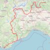 Trace GPS 1-Dolomites-Le Pradet - Sondrio, itinéraire, parcours