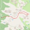 Trace GPS Puntal de Secus (principal, E et N) depuis Gabardito, itinéraire, parcours