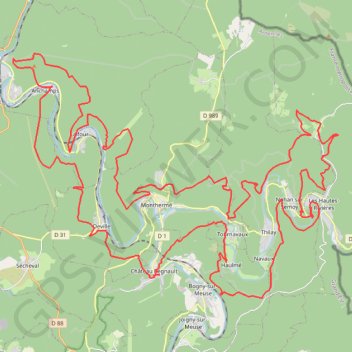 Trace GPS ARDENNE MEGA TRAIL 2022, itinéraire, parcours