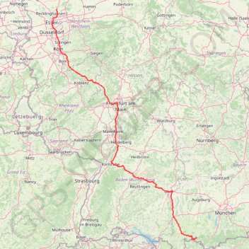 Trace GPS Track vom: 2020-06-27 07:26, itinéraire, parcours