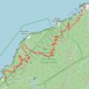 Trace GPS Grand Rivière - Anse Couleuvre, itinéraire, parcours