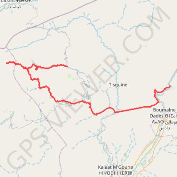 Trace GPS 2023-09 - Trek du M'Goum, itinéraire, parcours
