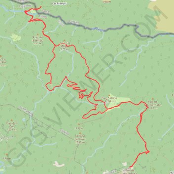 Trace GPS Bassagoda retour Cova Coumella, itinéraire, parcours