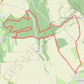 Trace GPS Hunting, itinéraire, parcours