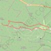 Trace GPS Franchard B jaune, itinéraire, parcours