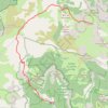 Trace GPS Hauts-Plateaux du Vercors - jour 1/2, itinéraire, parcours