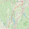 Trace GPS GR65 De Genève (Suisse) à Saint Genix-sur-Guiers (Savoie), itinéraire, parcours