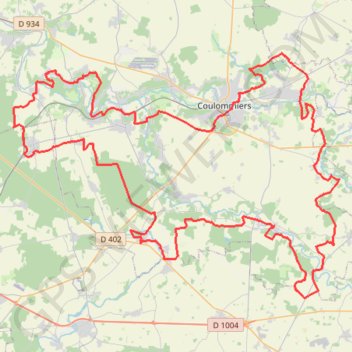 Trace GPS Les Coteaux du Morin et de l'Aubetin - Grand raid - Mortcerf, itinéraire, parcours