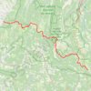 Trace GPS Traversée du Vercors de Peyrus à Lus-la-Croix-Haute, itinéraire, parcours