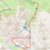 Trace GPS Tour du Tuhou de Cloutou depuis le lacet du Garet, itinéraire, parcours