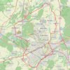 Trace GPS Boucle vélo depuis Riedisheim, itinéraire, parcours